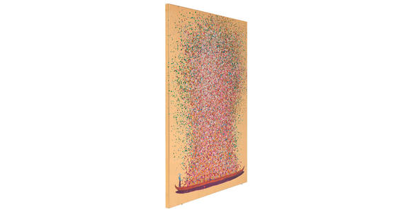 BILD 80/100/4 cm - Multicolor, LIFESTYLE, Holz/Textil (80/100/4cm) - Ambia Home