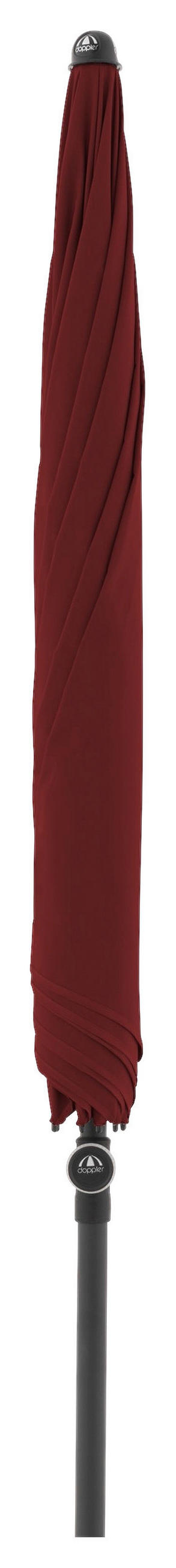 NAPERNYŐ  210/210 cm  - fekete/bordó, Design, textil/fém (210/210cm) - Doppler