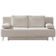 SCHLAFSOFA Spicy in Cord Beige  - Beige, MODERN, Textil/Metall (193/85/88cm) - Novel