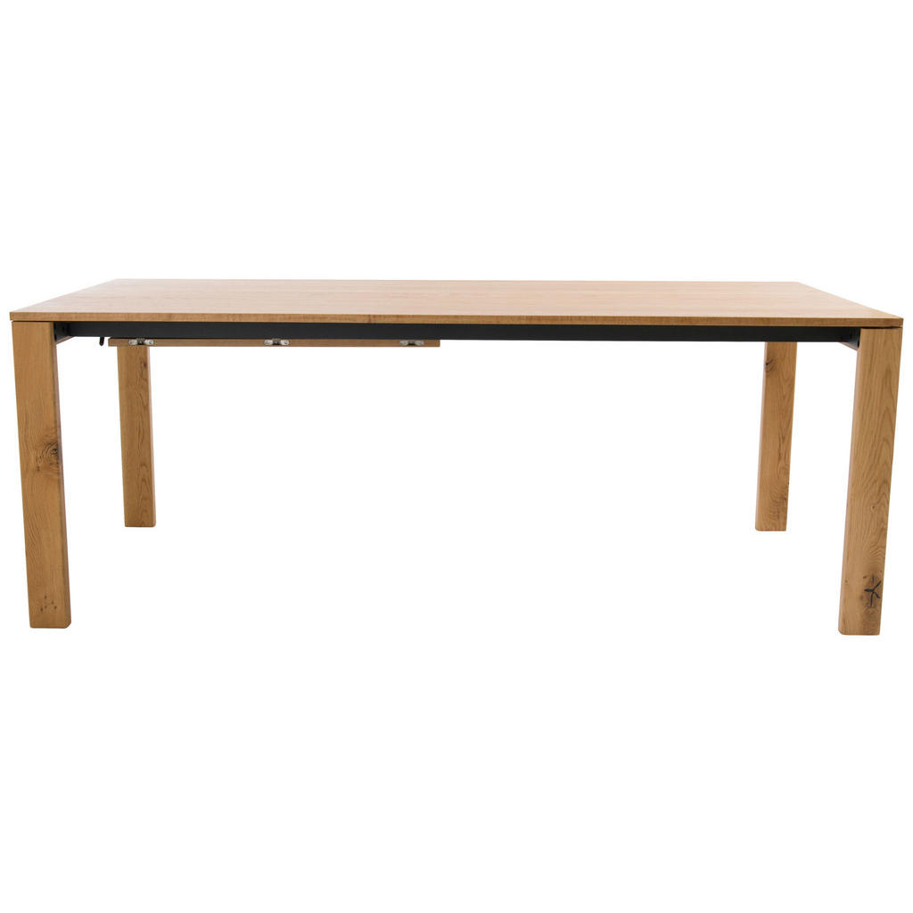 Thumbnail - Bert Plantagie Esstisch, Eiche, Holz, Eiche, massiv, rechteckig, eckig, 95x77x180-260 cm, ausziehbar, in verschiedenen G...