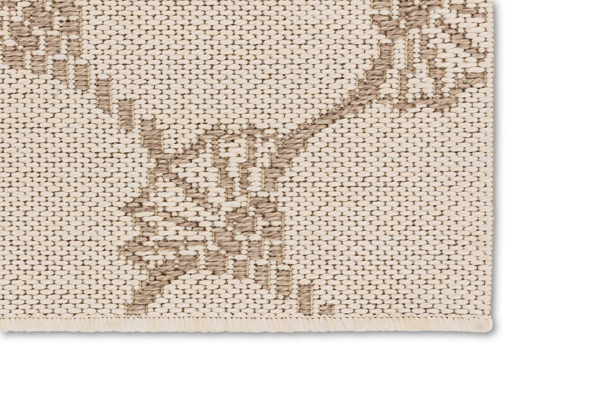 OUTDOORTEPPICH  für Terrasse und Balkon 80/150 cm Cornflower Creme  - Creme, Basics, Textil (80/150cm) - Joop!