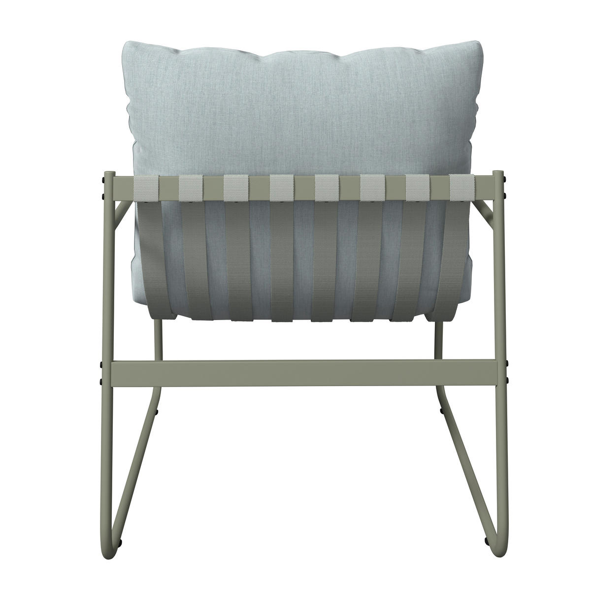 LOUNGEGARNITUR Eisen  - Beige/Grau, MODERN, Glas/Textil (128/62/82cm) - Ambia Garden