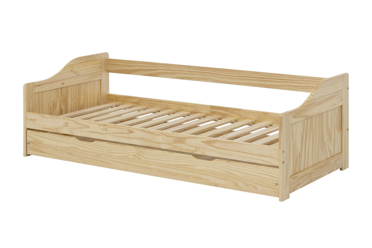 STAURAUMBETT 90/200 cm  in Naturfarben  - Naturfarben, Natur, Holz (90/200cm) - Livetastic