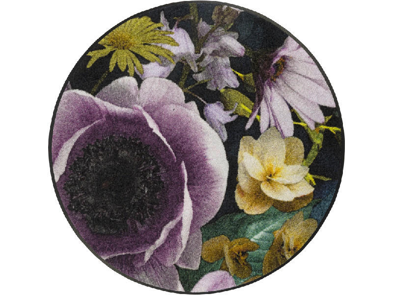 Covor Cu Țesătură Plată Anemone  - multicolor, Konventionell, plastic/textil (85cm) - wash+dry