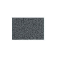 BADEMATTE Grund Anthrazit 60/90 cm  - Anthrazit, Basics, Kunststoff/Textil (60/90cm) - Grund