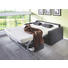 SCHLAFSOFA Blau - Blau/Chromfarben, KONVENTIONELL, Textil/Metall (188/86/97cm) - NOVEL