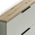 HÄNGESCHUHSCHRANK 140/82/19 cm  - Eichefarben/Schwarz, Design, Holzwerkstoff/Metall (140/82/19cm) - Xora