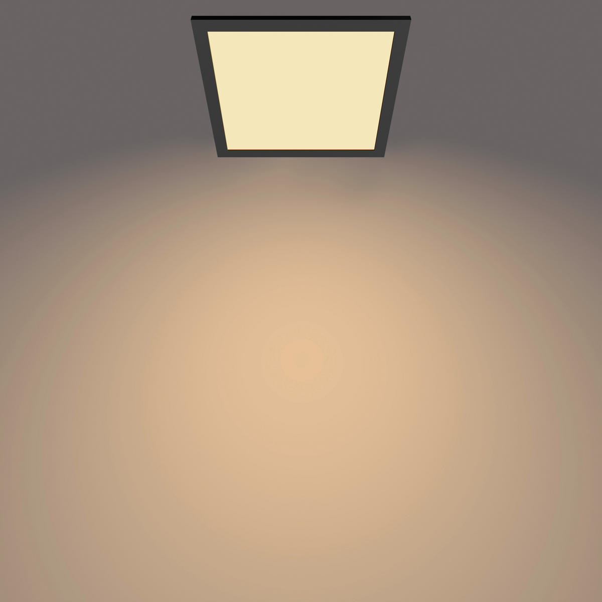 LED-DECKENLEUCHTE 30/4,2/30 cm   - Schwarz, KONVENTIONELL, Kunststoff (30/4,2/30cm) - Philips