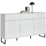 SIDEBOARD  in 169/95/38 cm  - Schwarz/Weiß, KONVENTIONELL, Holzwerkstoff/Metall (169/95/38cm) - Hom`in