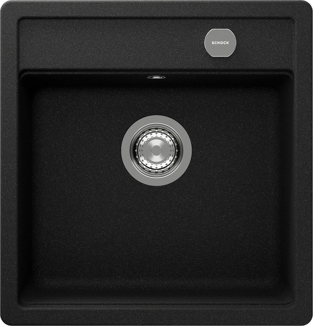 SPÜLE NEMN100SUGON  - Graphitfarben, Basics, Stein (49/29/51cm) - Schock