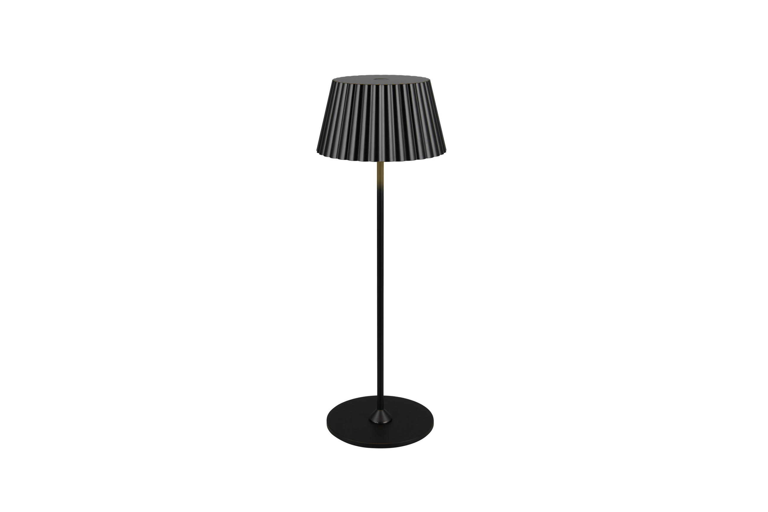 STOLNÍ LAMPA NA BATERIE 13,5/39,1 cm - černá, Konvenční, kov (13,5/39,1cm)