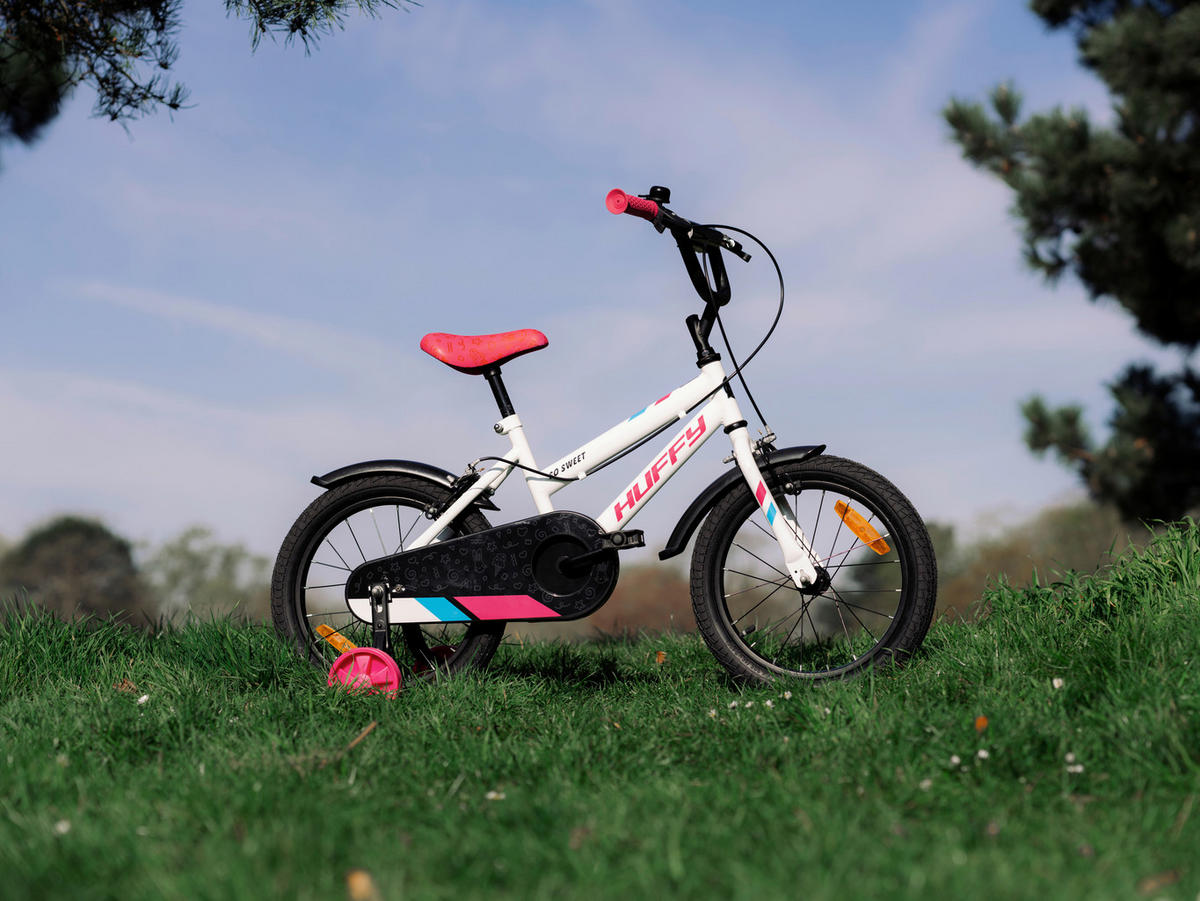 KINDERFAHRRAD 16 Zoll  - Weiß, Basics, Metall (56,8/83/135cm)
