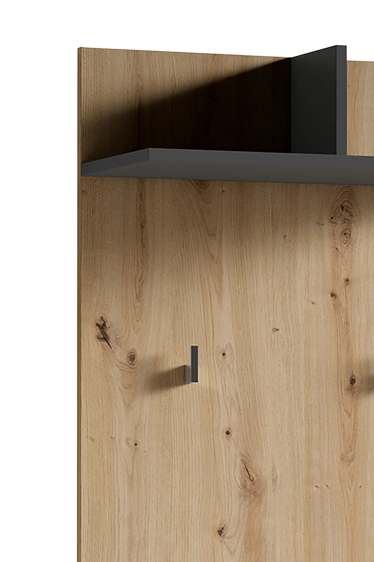 GARDEROBE 4-teilig  in 40/184/35 cm  - Anthrazit/Eiche Artisan, Design, Holzwerkstoff (40/184/35cm) - MID.YOU