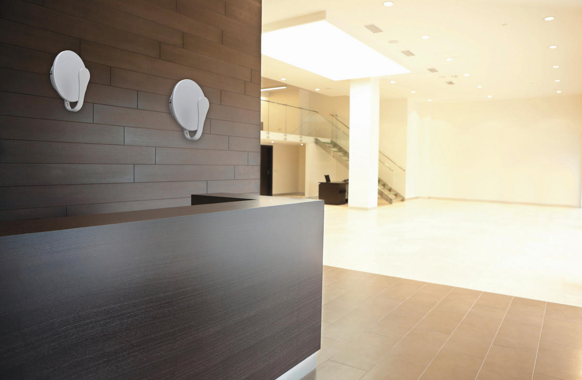 LED-WANDLEUCHTE Stan 19 cm  - Silberfarben, Basics, Kunststoff/Metall (19cm) - Näve