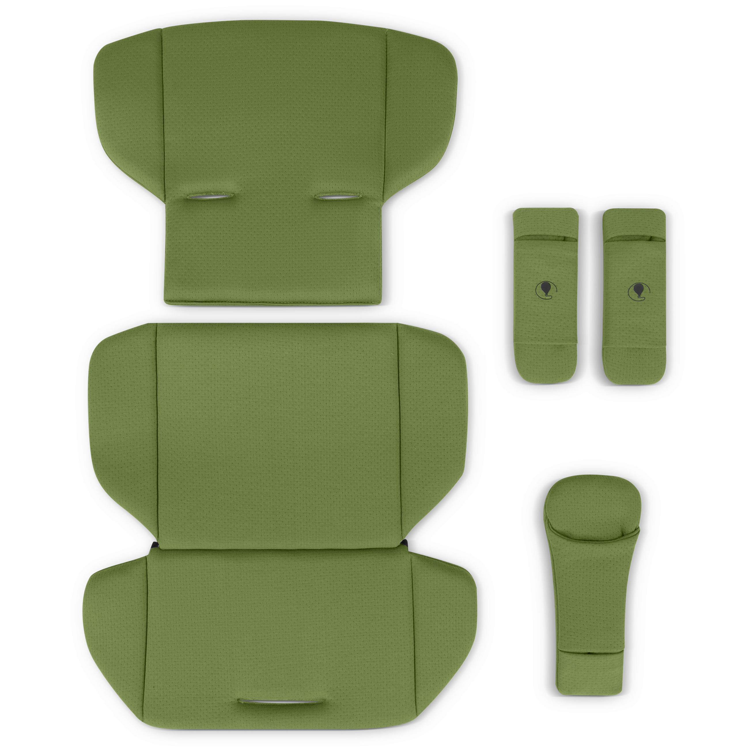 KINDERWAGENEINLAGE - Grün, Basics, Textil (42/31/7cm) - ABC Design