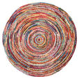 WEBTEPPICH 120 cm Sixteen round Multicolor  - Multicolor, Trend, Textil (120cm) - Novel