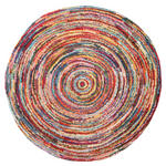 WEBTEPPICH 120 cm Sixteen round Multicolor  - Multicolor, Trend, Textil (120cm) - Novel