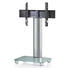 TV-RACK Klar, Silberfarben - Klar/Silberfarben, KONVENTIONELL, Glas/Metall (60/100/44cm) TV-RACK Klar, Silberfarben - Klar/Silberfarben, KONVENTIONELL, Glas/Metall (60/100/44cm)