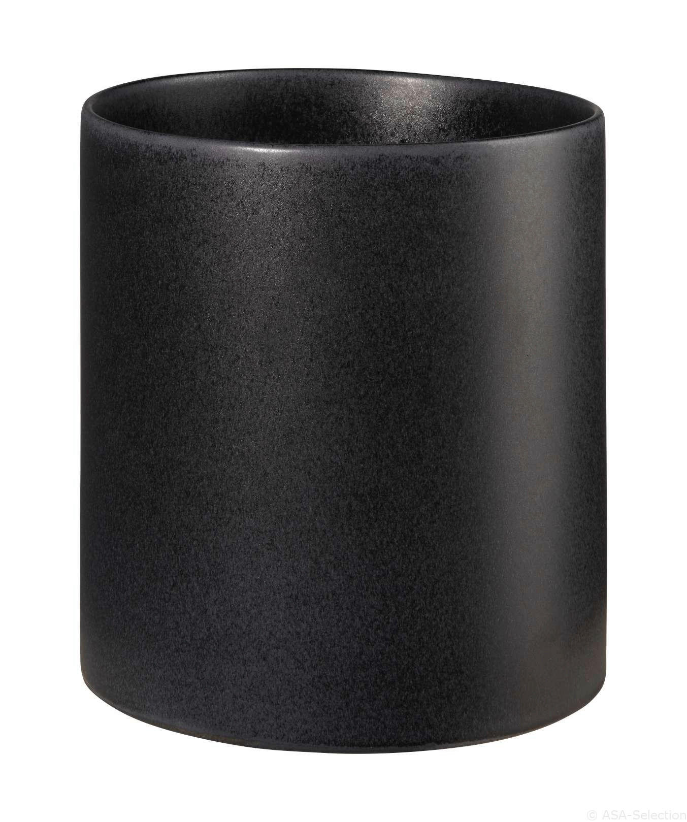 ÜBERTOPF  haruko  - Schwarz, Basics, Keramik (21,5/23cm) - ASA