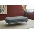 ECKSOFA  in Chenille, Flachgewebe Dunkelgrau  284/180 cm  - Dunkelgrau/Schwarz, Design, Textil/Metall (284/180cm) - Dieter Knoll