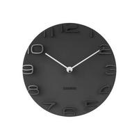 WANDUHR 42/42/5 cm   - Schwarz, Basics, Kunststoff (42/42/5cm) - Karlsson