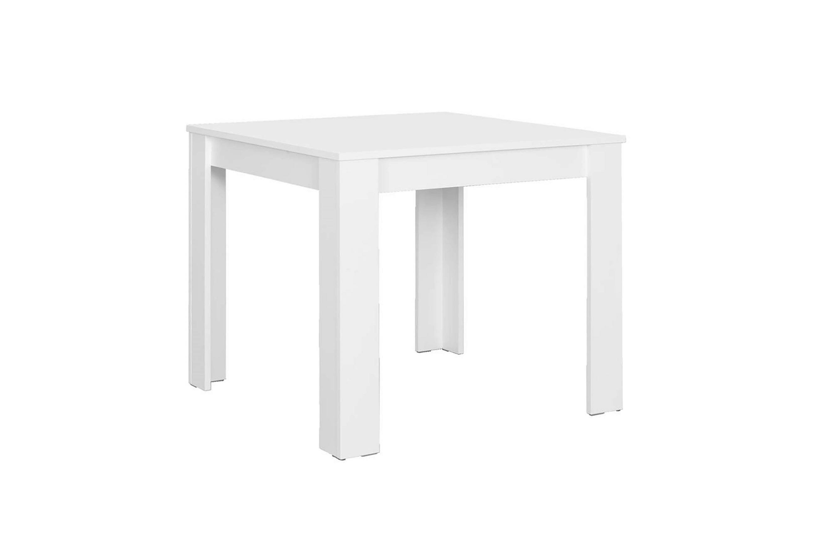 ESSTISCH 80/80/75 cm Nachbildung  Holzwerkstoff in verschiedenen Größen erhältlich, in verschiedenen Holzdekoren erhältlich quadratisch Weiß  - Weiß, MODERN, Holzwerkstoff (80/80/75cm) - MID.YOU