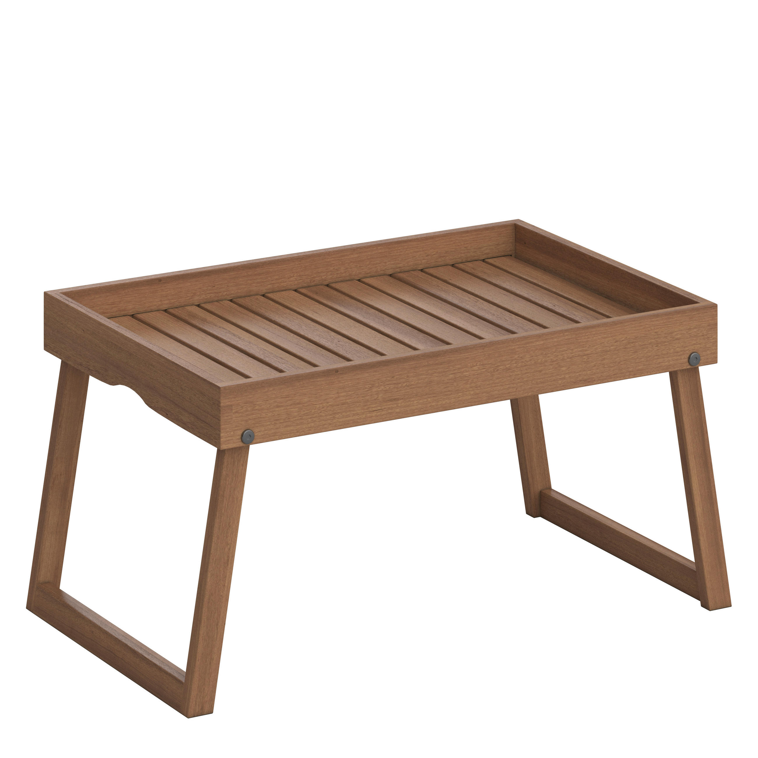 SERVÍROVACÍ TÁC, dřevo, 57/35/27 cm - barvy teak, Natur, dřevo (57/35/27cm) - Ambia Garden