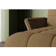ECKSOFA Olivgrün Flachgewebe Rücken echt, Kopfteilverstellung, Sitztiefenverstellung  - Schwarz/Olivgrün, KONVENTIONELL, Textil/Metall (175/272cm) - Carryhome