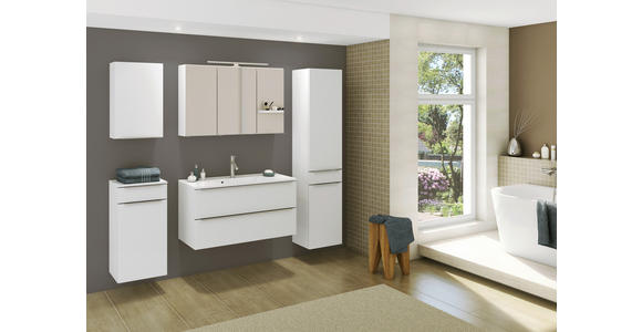 HOCHSCHRANK 40/180/35 cm - Edelstahlfarben/Silberfarben, KONVENTIONELL, Holzwerkstoff/Kunststoff (40/180/35cm) - Xora