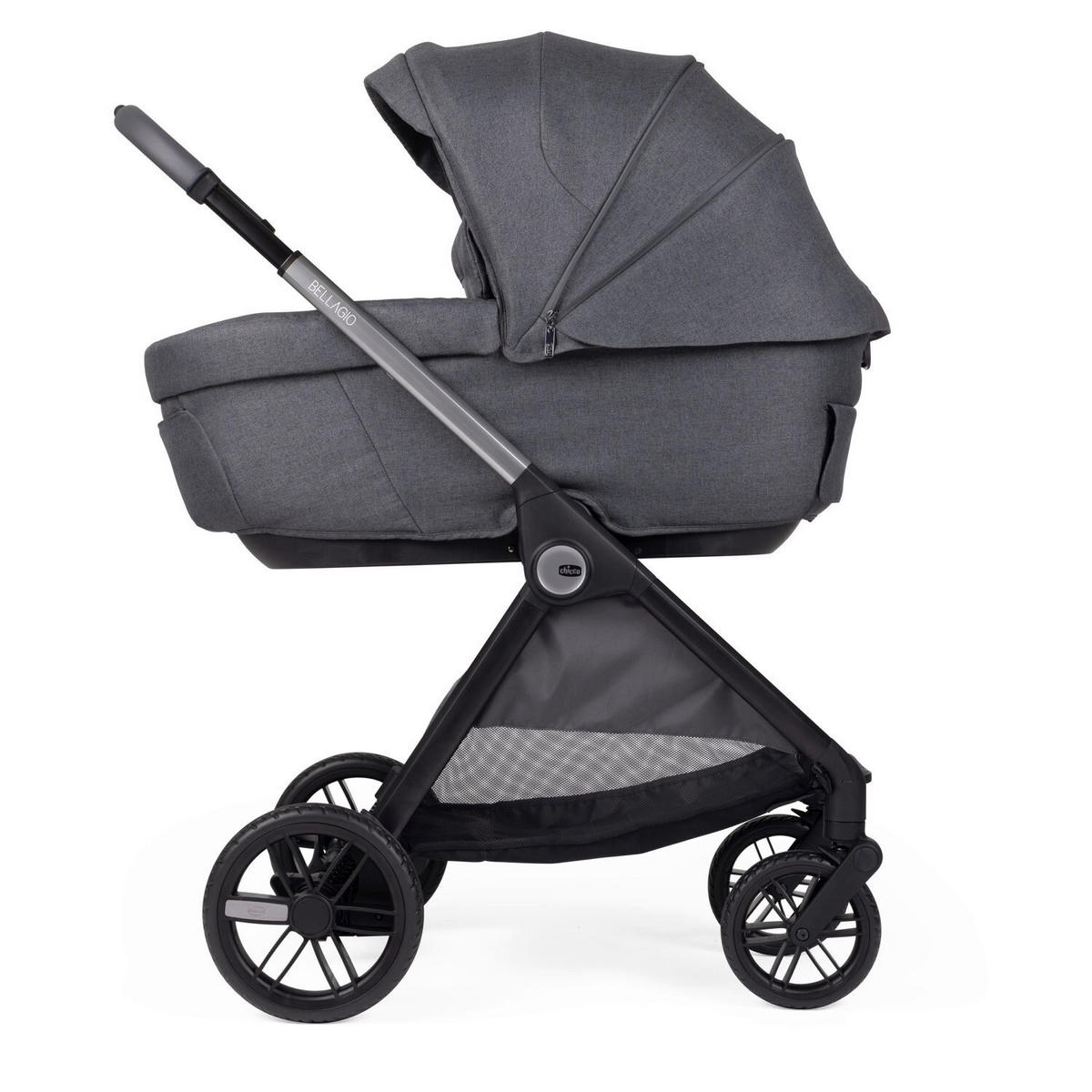 LIEGEWANNE - Schwarz, Basics, Textil (43/63/85cm) - Chicco