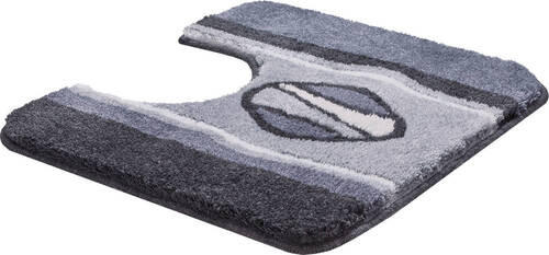 WC-VORLEGER Anthrazit 50/55 cm  - Anthrazit, Basics, Kunststoff/Textil (50/55cm)