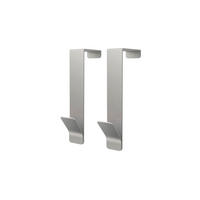 HAKEN-SET  in Edelstahlfarben  - Edelstahlfarben, Basics, Metall (2,6/14,0/7,0cm) - Zack