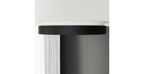LED-DECKENLEUCHTE Nashville 48/8 cm  - Schwarz/Sonoma Eiche, Basics, Kunststoff/Metall (48/8cm) - Novel