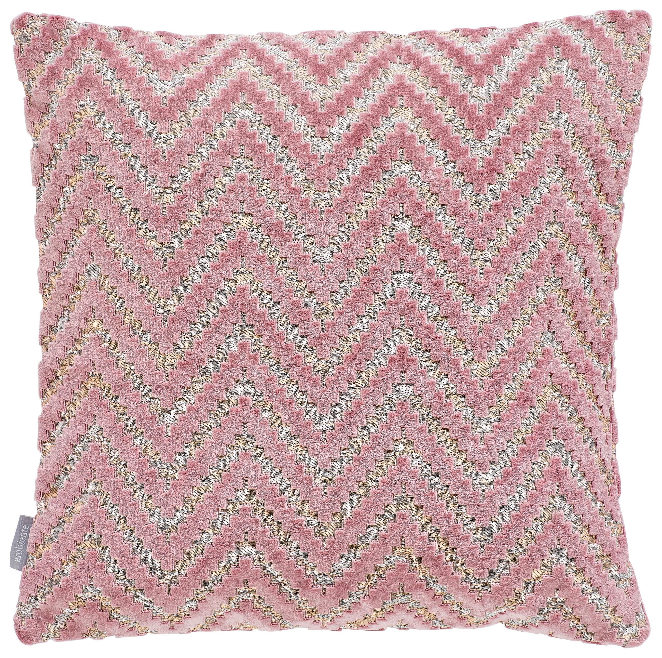 KUDDFODRAL Zig 48/48 cm  - lila, Trend, textil (48/48cm) - Ambiente