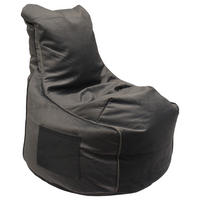 SITZSACK Samt Grau 270 L  - Grau, Design, Textil (85/100/85cm) - Carryhome