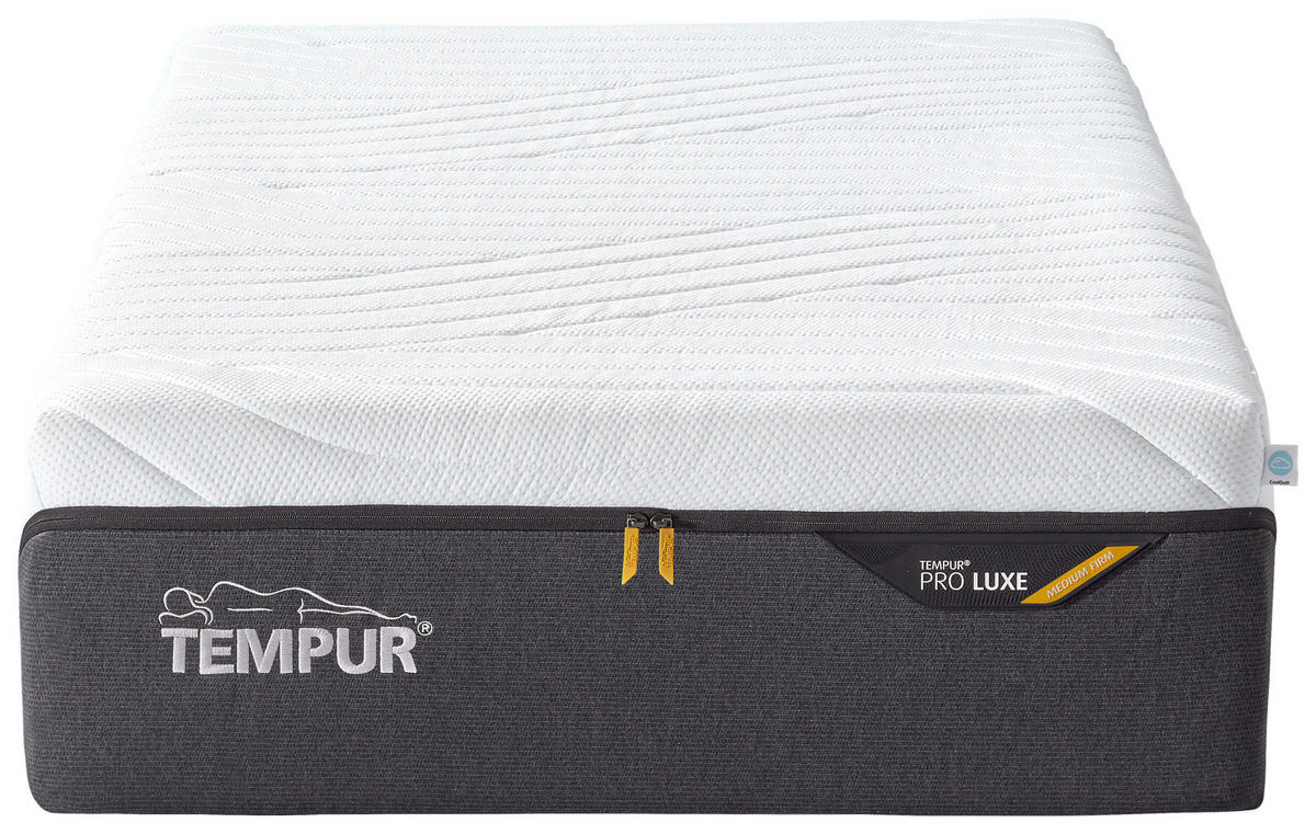 MATRATZE MEDIUM FIRM Pro Luxe® Coolquilt, 90/200 cm, Höhe ca.: 32 cm, funktional,  - Weiß, Basics, Textil (90/200cm) - Tempur