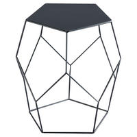 KLUB STOLIĆ crna  metal  - crna, Moderno, metal (40/45,5/39cm) - Xora
