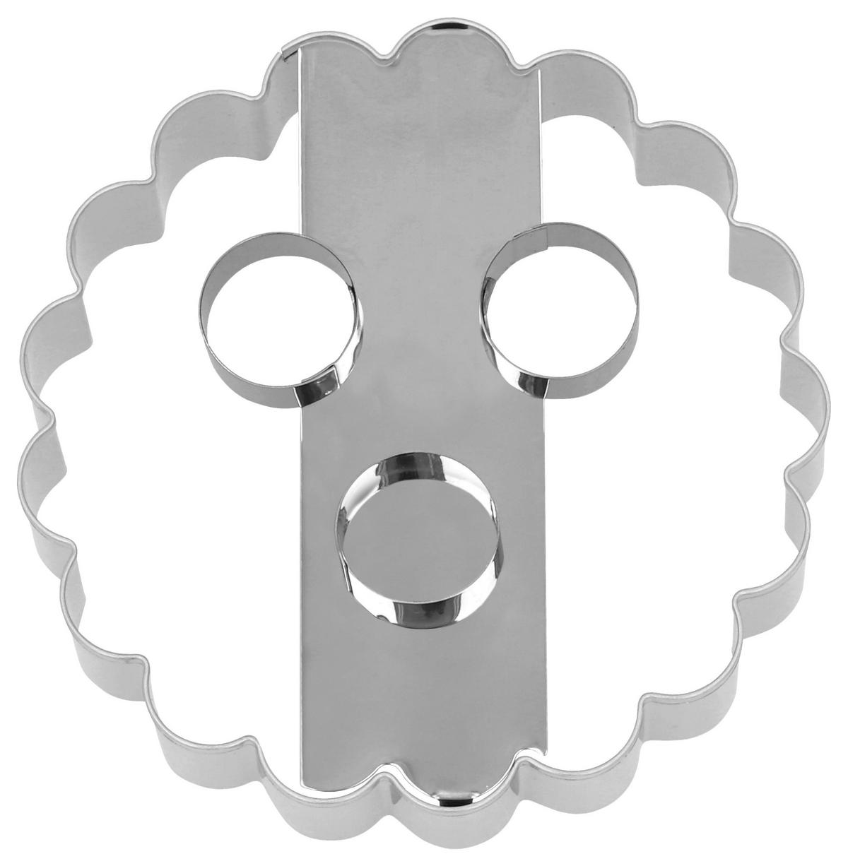 KEKSAUSSTECHFORM - Silberfarben, Basics, Metall (10/10/3,5cm) - Birkmann