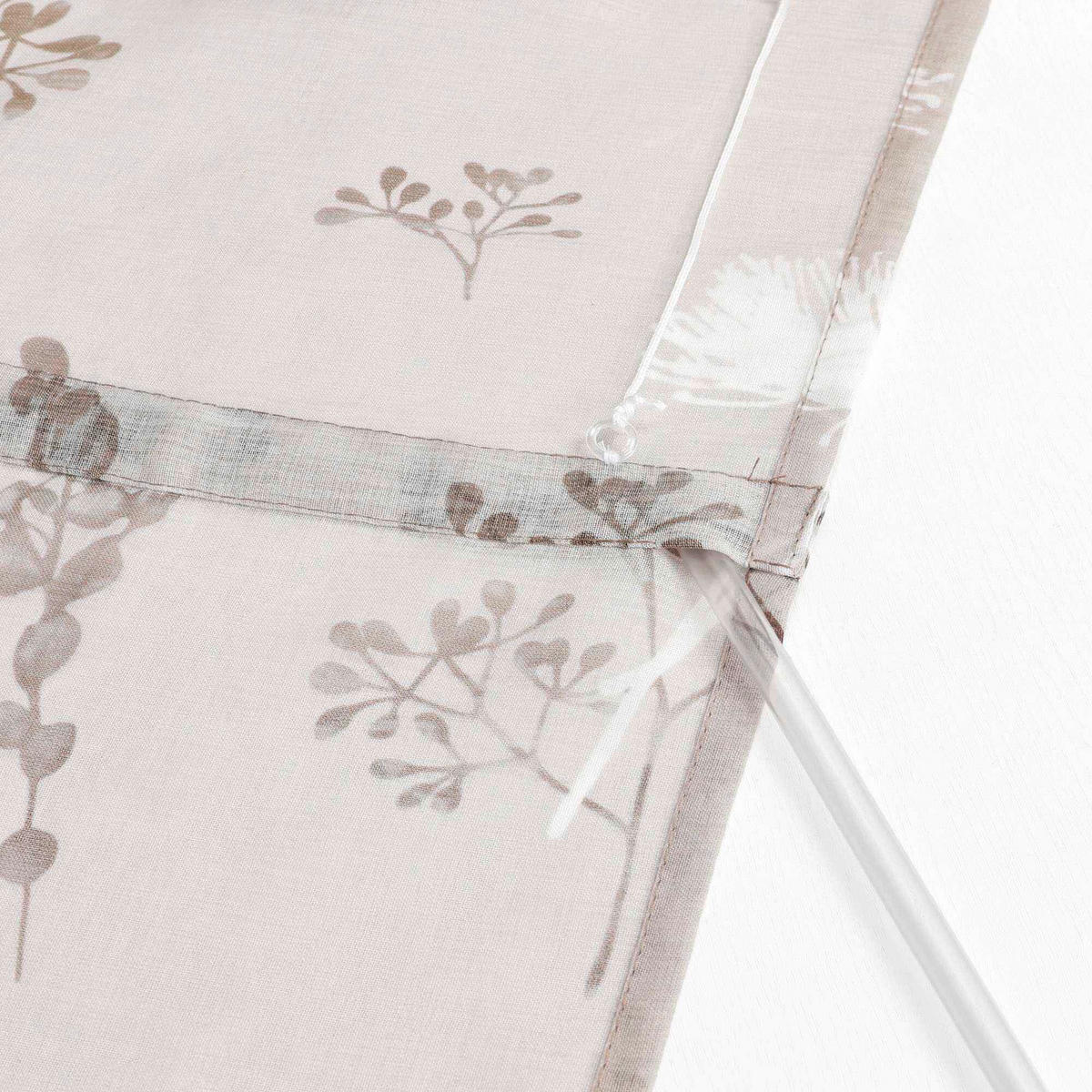 FALTROLLO  transparent  140/140 cm    - Sandfarben, Basics, Textil (140/140cm)