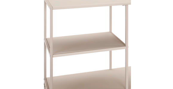 REGAL  76/116/30 cm Greige  - Hellbraun/Greige, Basics, Metall (76/116/30cm) - Xora