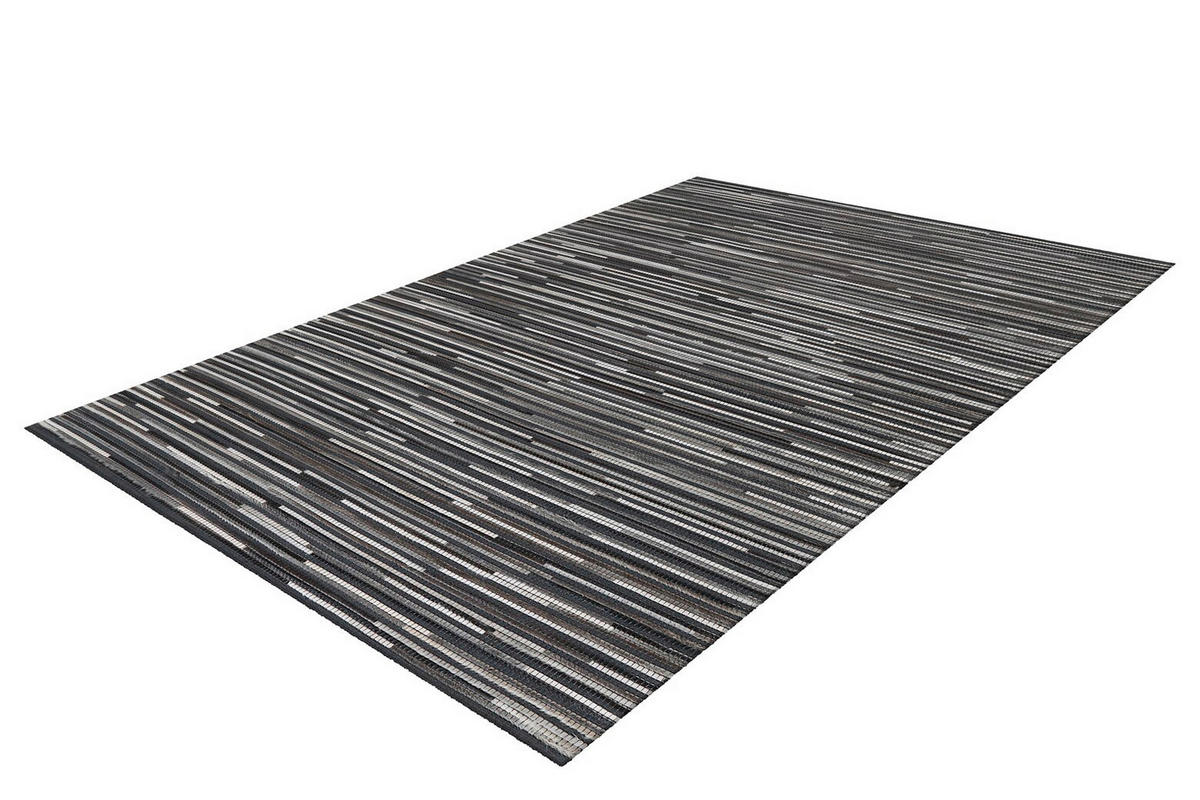 RAVNO TKANA PREPROGA      170/240 cm    tkano  temno siva  - temno siva, Basics, tekstil/usnje (170/240cm) - Kayoom