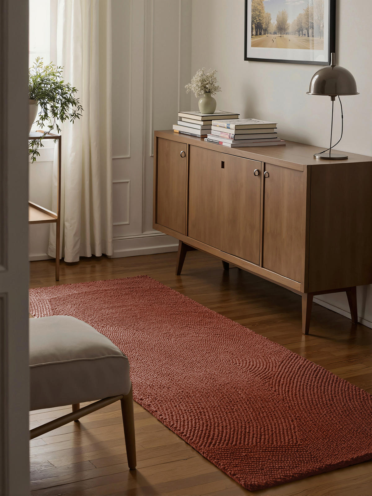 LÄUFER 80/200 cm Calmio  - Rotbraun, Basics, Textil (80/200cm) - Hanse Home