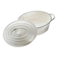 BRÄTER 37.5/29.5/16.2 cm - Edelstahlfarben/Creme, Basics, Metall (37.5/29.5/16.2cm) - CHEF CUISINE