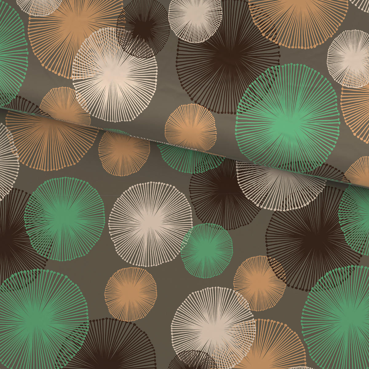 BETTWÄSCHE Satin 135/200 cm  - Grün, Textil (135/200cm) - Esposa