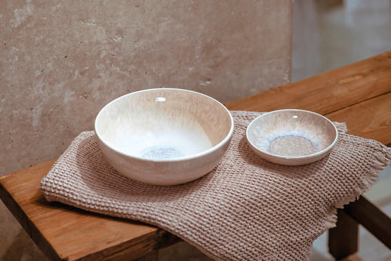 MÜSLISCHALE Perlemor sand 17 cm  - Sandfarben, Basics, Keramik (17cm) - like.Villeroy & Boch