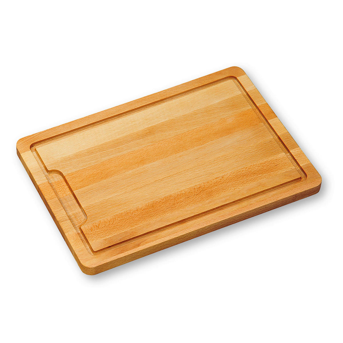 SCHNEIDEBRETT Holz Buche  - Buchefarben, Basics, Holz (50/36/2cm) - Kesper
