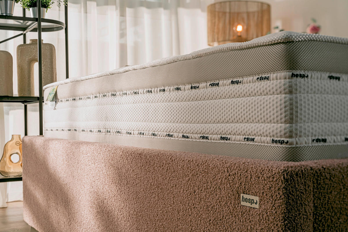 VZMETNICA 160/200 cm  - bela, Basics, tekstil (160/200cm) - Hespo