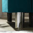 WOHNLANDSCHAFT in Textil Petrol - Silberfarben/Petrol, Design, Kunststoff/Textil (215/145cm) - Carryhome WOHNLANDSCHAFT in Textil Petrol - Silberfarben/Petrol, Design, Kunststoff/Textil (215/145cm) - Carryhome
