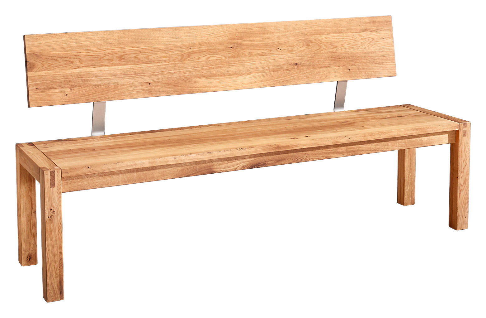 SITZBANK 180/87/55 cm  in Eichefarben  - Eichefarben, Natur, Holz (180/87/55cm) - Linea Natura