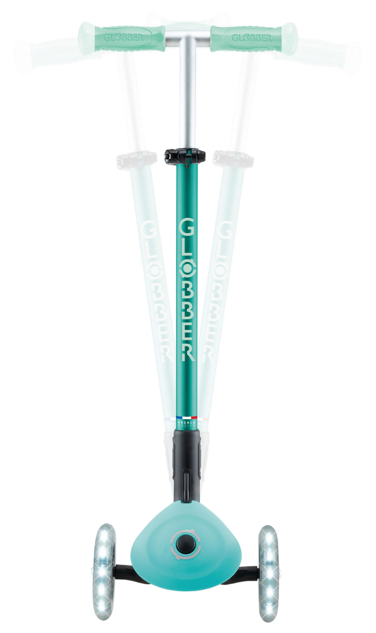 KINDERSCOOTER  - Mintgrün, Basics, Kunststoff (57.5/28/82.5cm) - GLOBBER